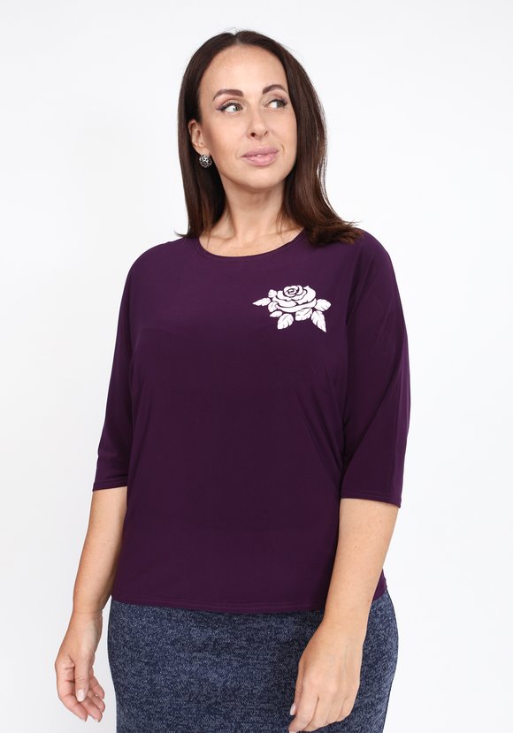 Блуза Чайная роза шир.  580, рис. 1