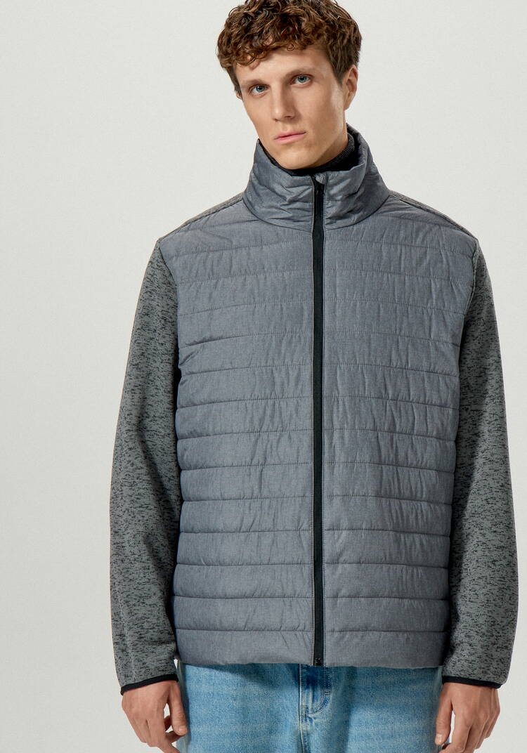 Куртка стеганая с рукавами из трикотажа шир.  750, рис. 4