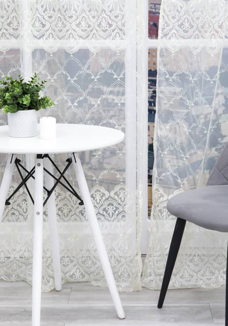 Комплект тюля с вышивкой Бонжур шир.  750, рис. 8