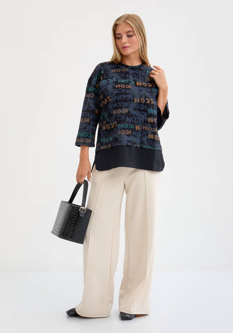 Блуза Евгения шир.  750, рис. 14