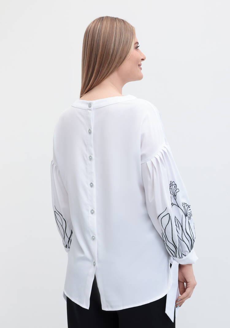 Блуза Самира шир.  750, рис. 8