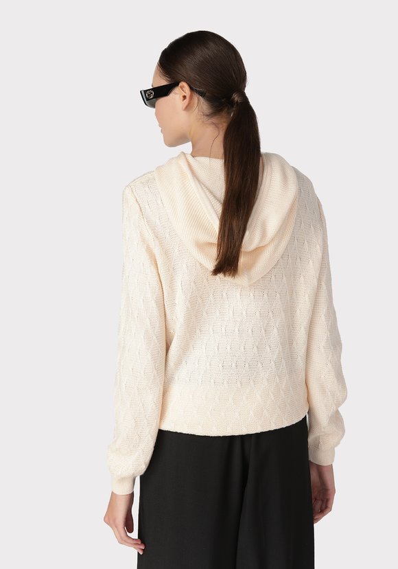 Джемпер женский с капюшоном шир.  580, рис. 18