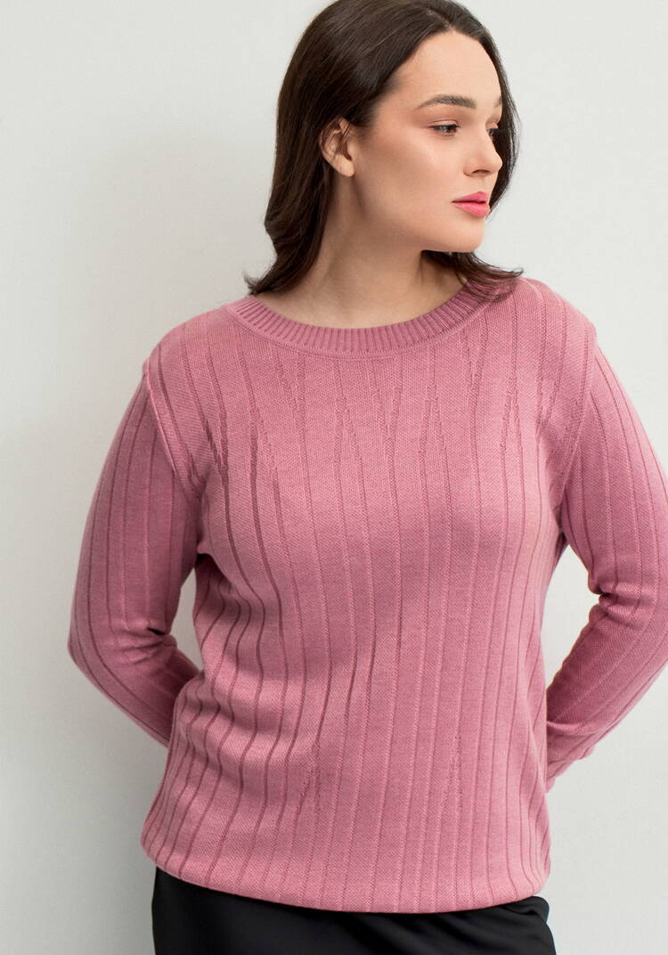 Джемпер с вертикальными полосами шир.  750, рис. 8