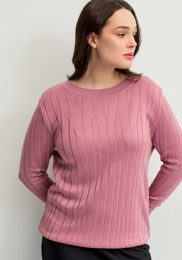 Джемпер с вертикальными полосами шир.  580, рис. 8