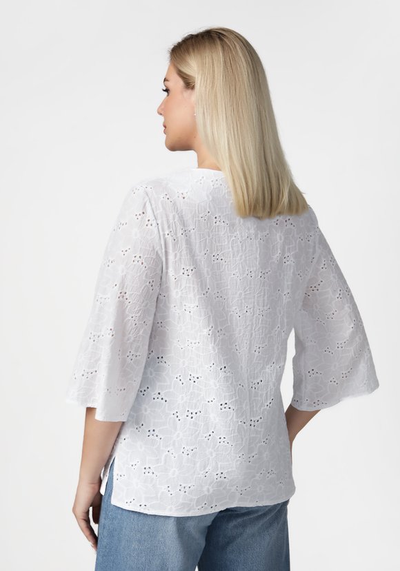 Блуза из ткани шитье шир.  580, рис. 7