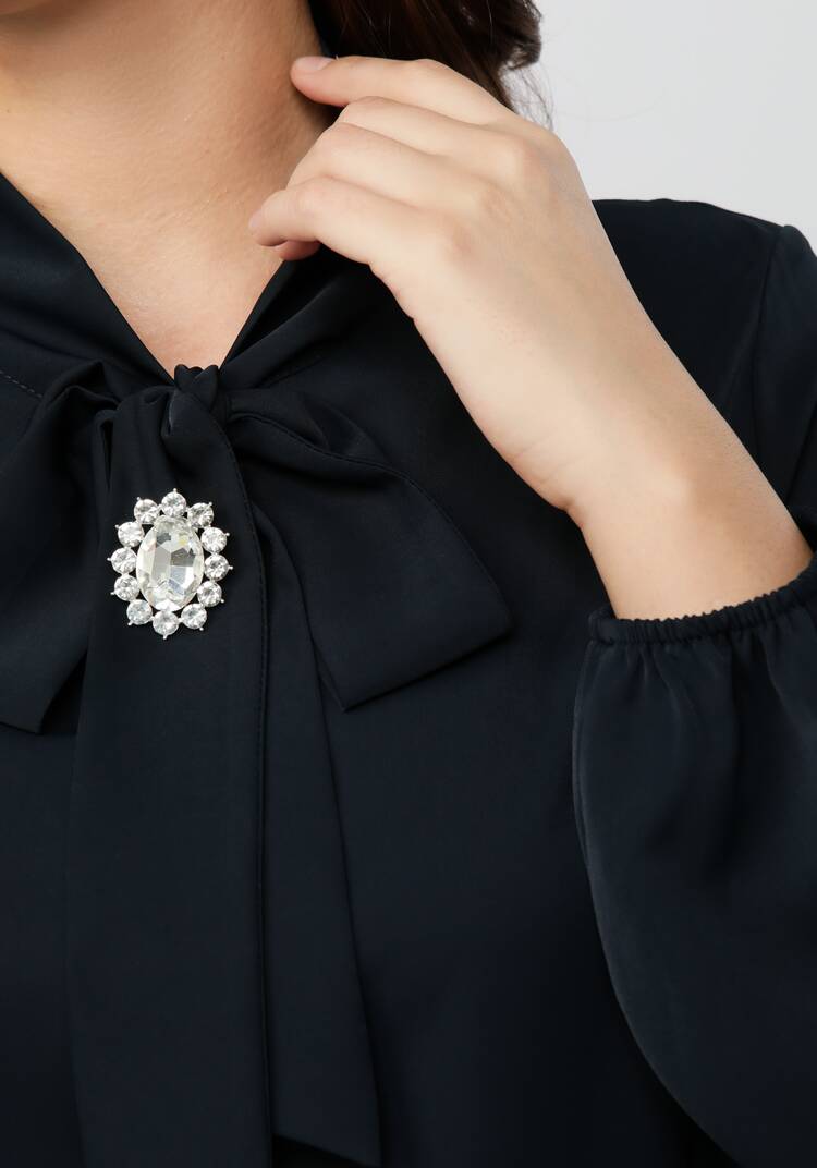 Блуза с брошкой шир.  750, рис. 12