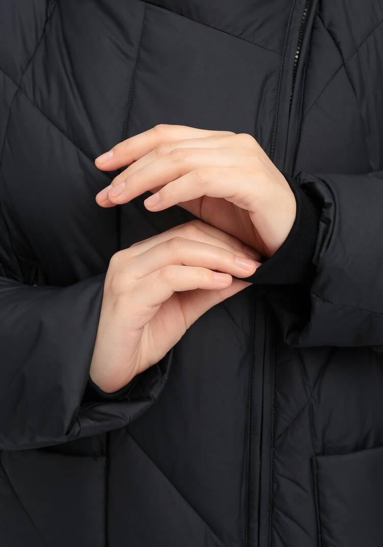 Пуховик с асимметричной молнией шир.  750, рис. 17