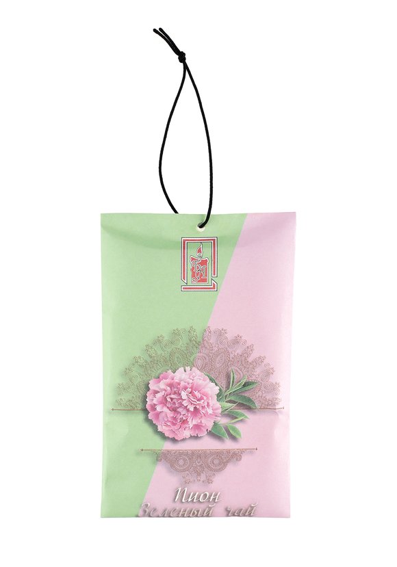 Саше ароматическое Пион и зеленый чай шир.  580, рис. 1