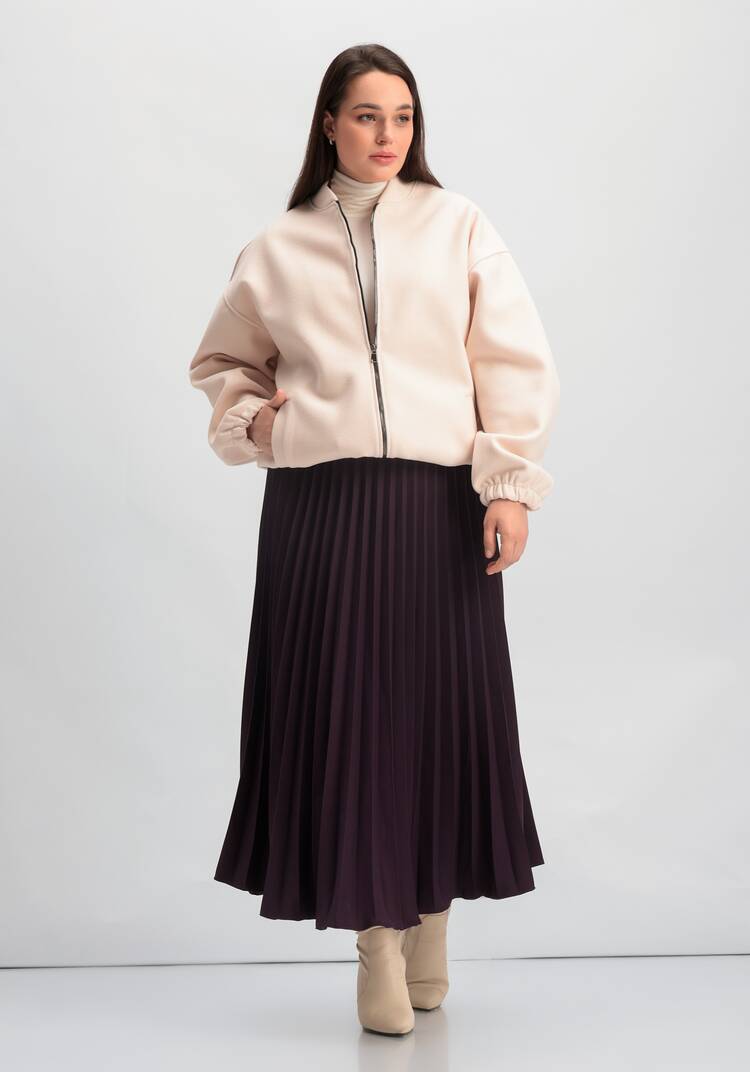 Юбка-миди гофре шир.  750, рис. 26