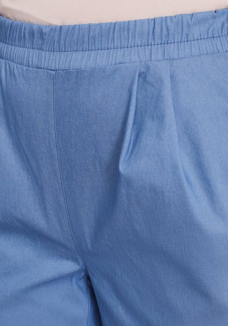 Брюки укороченные полуприлегающего силуэта шир.  750, рис. 8