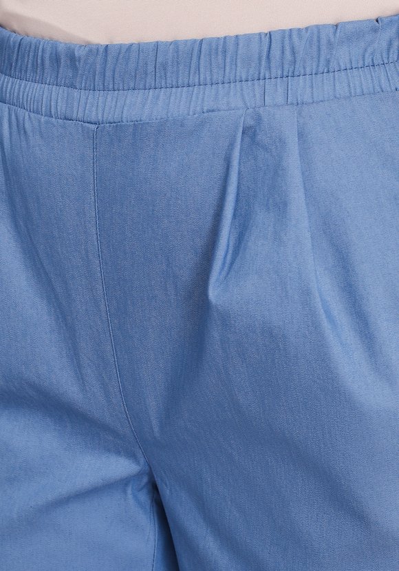 Брюки укороченные полуприлегающего силуэта шир.  580, рис. 8