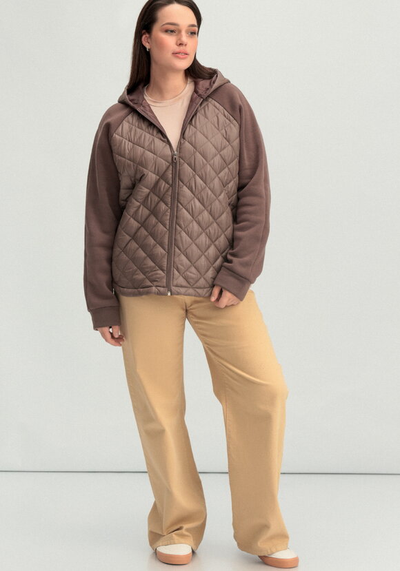 Толстовка с капюшоном и стежкой шир.  580, рис. 34