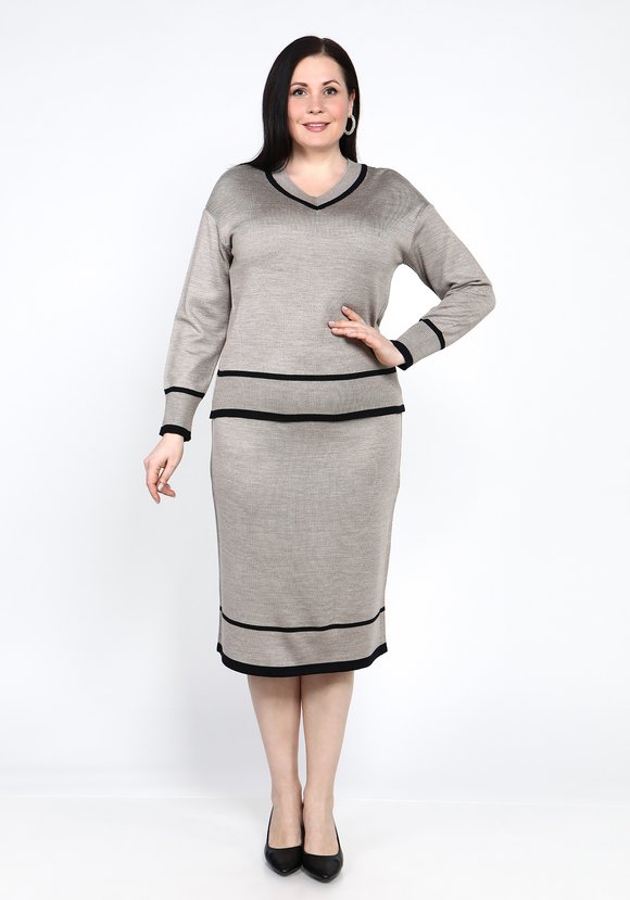 Юбка прямая на мягкой резинке шир.  580, рис. 11