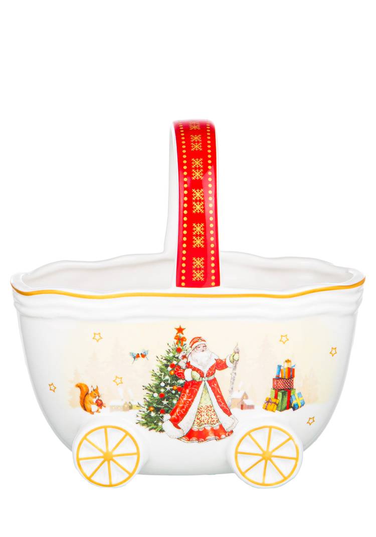 Конфетница с ручкой С Новым Годом! шир.  750, рис. 2