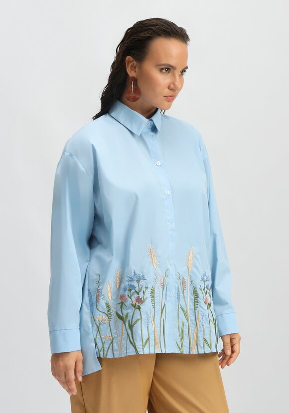 Рубашка с вышивкой по низу шир.  580, рис. 16