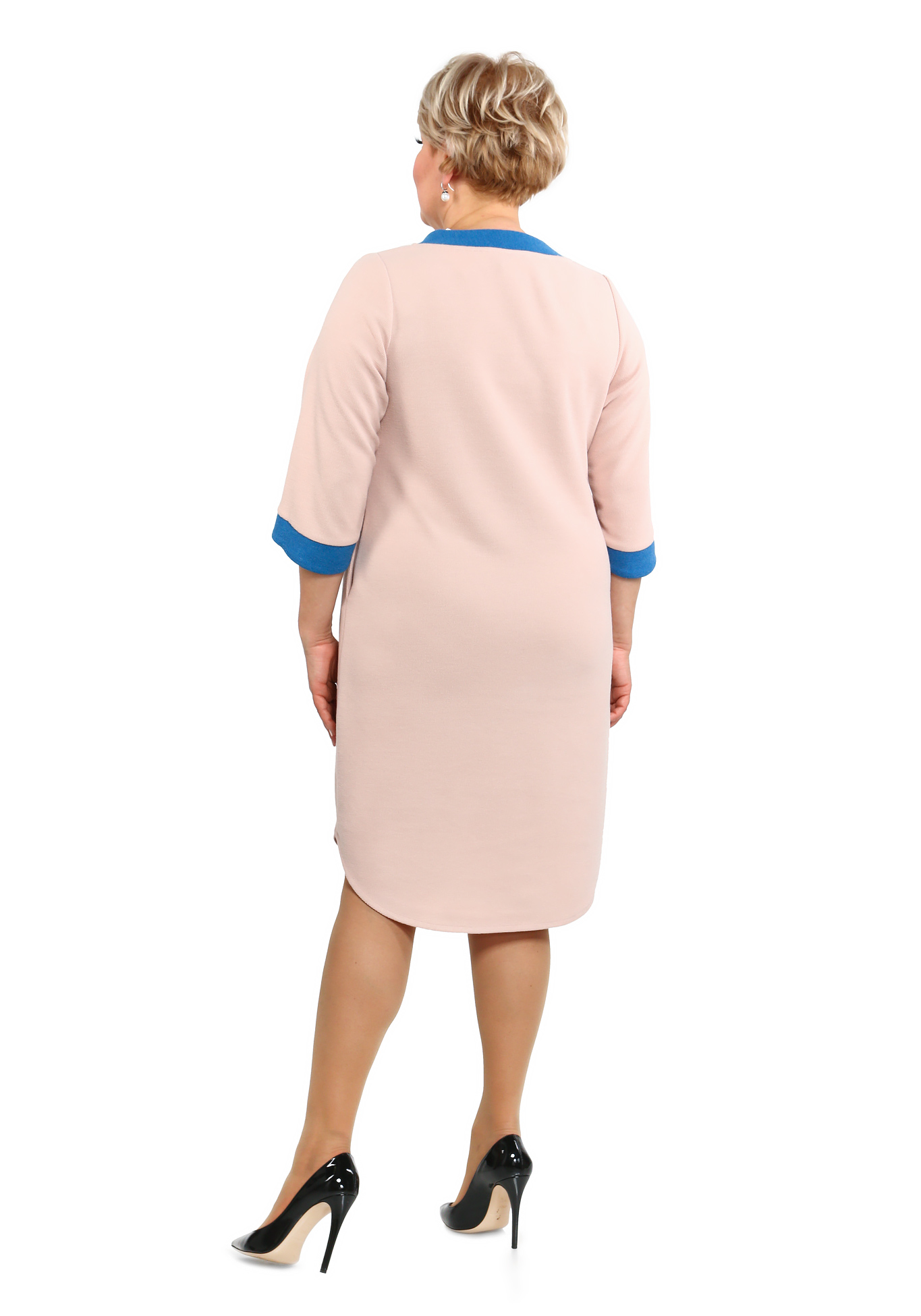 Платье "Женственная классика" Sarah Morenberg, размер 48, цвет синий - фото 7