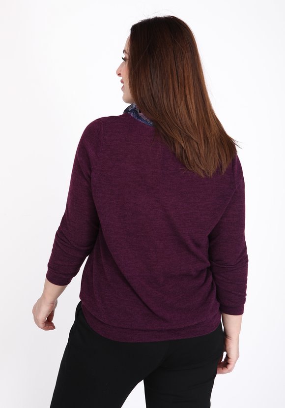 Блуза Музыкальный вечер шир.  580, рис. 2