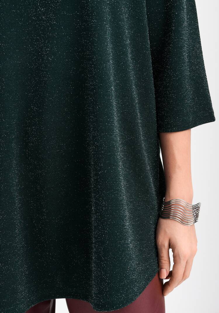 Туника с люрексом и декором из страз шир.  750, рис. 18