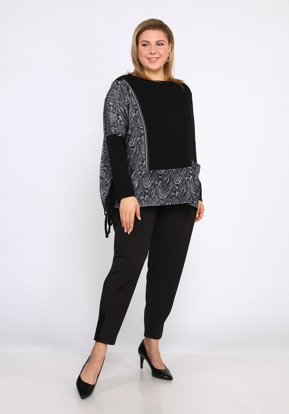 Джемпер в стиле Бохо шир.  580, рис. 8