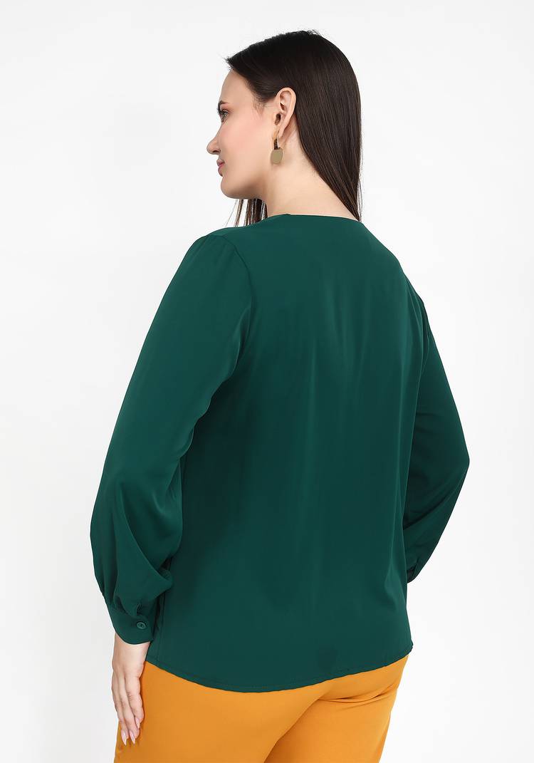 Блуза с драпировкой шир.  750, рис. 3