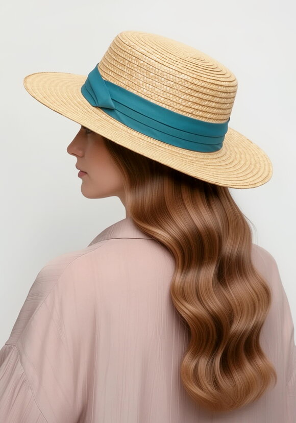Шляпа соломенная Оливия шир.  580, рис. 5