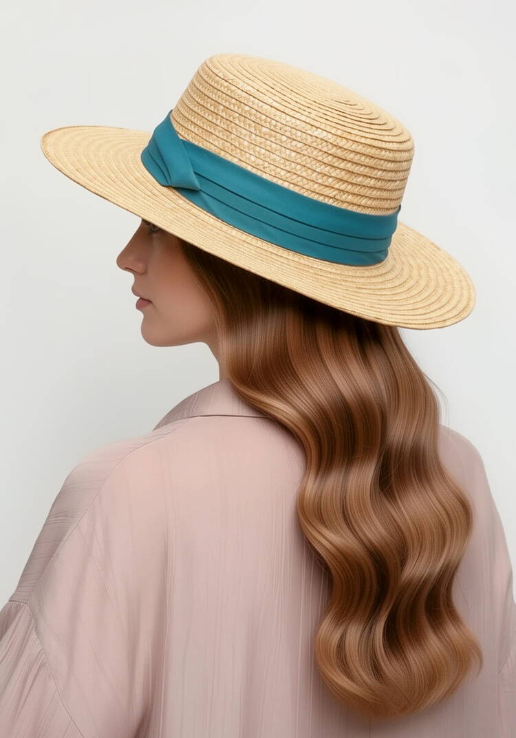 Шляпа соломенная Оливия шир.  750, рис. 5