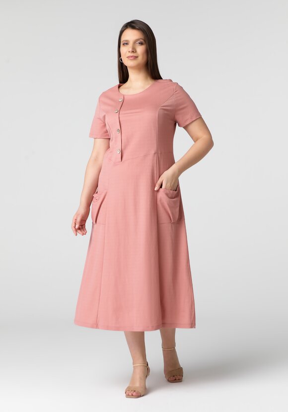 Платье свободного кроя Нинель шир.  580, рис. 2