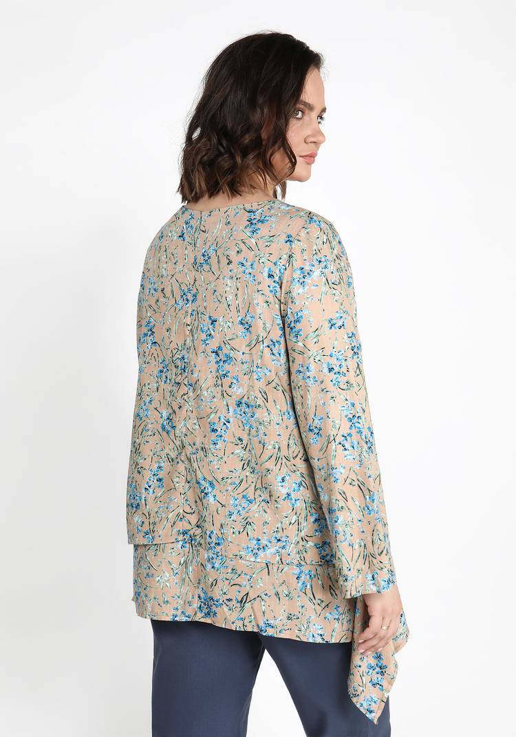 Туника с цветочным принтом Адель шир.  750, рис. 3