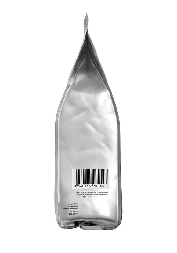 Кофе жареный в зёрнах, в мягкой упаковке шир.  580, рис. 10