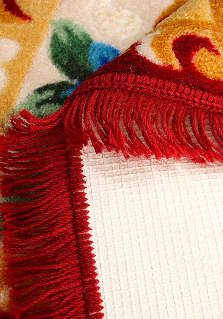 Коврик с бахромой шир.  750, рис. 17