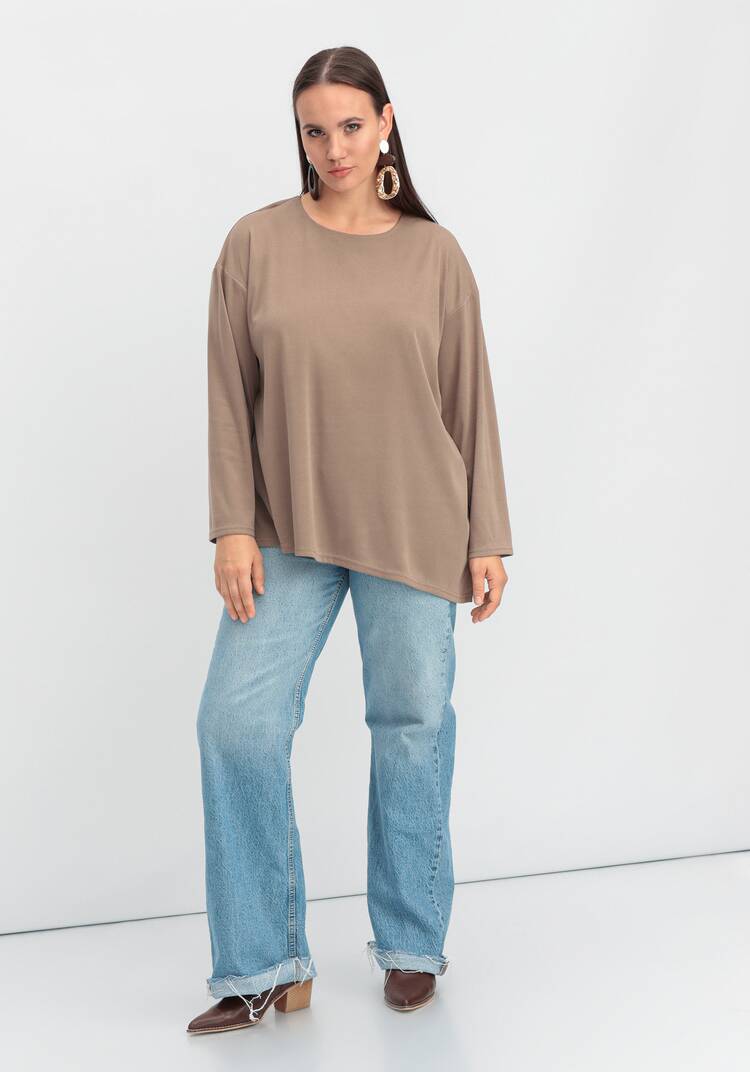 Лонгслив с асимметричным низом шир.  750, рис. 10