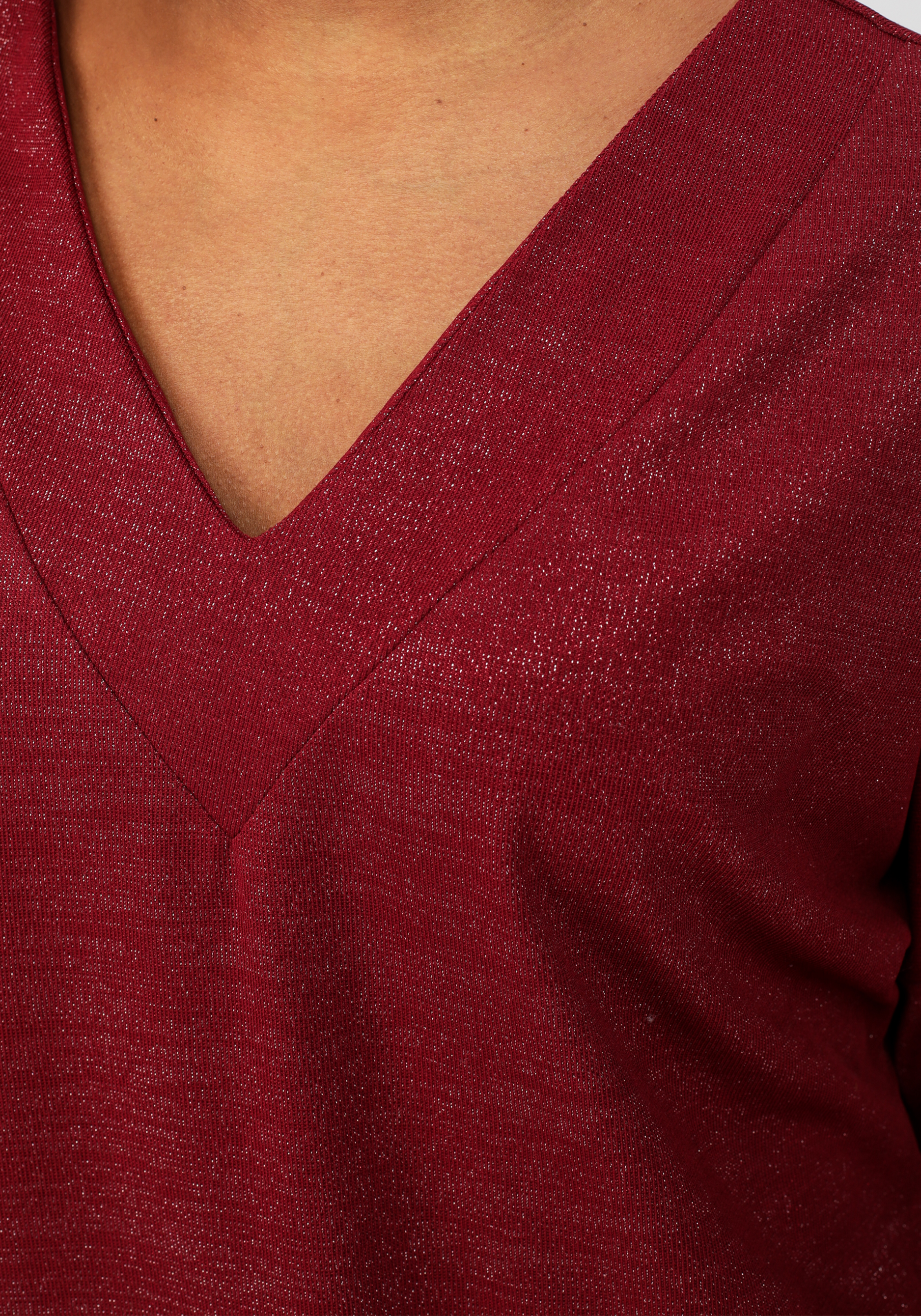 Блуза из блестящей ткани Julia Weber, размер 60, цвет бежевый - фото 10