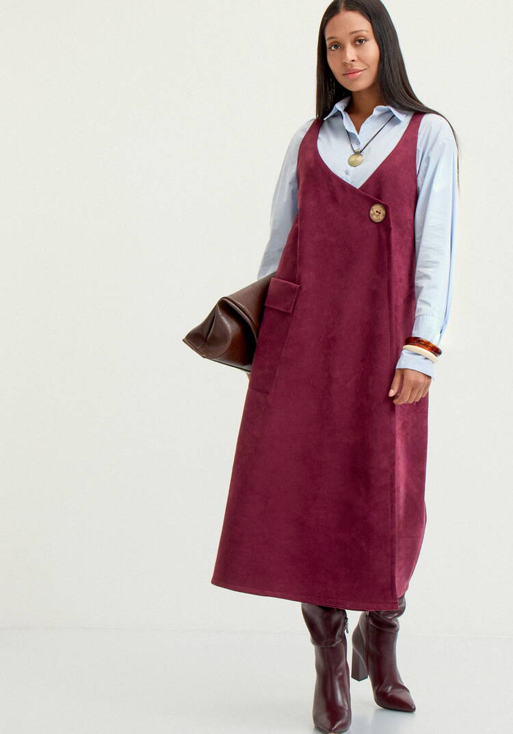 Сарафан с имитацией застёжки шир.  750, рис. 17