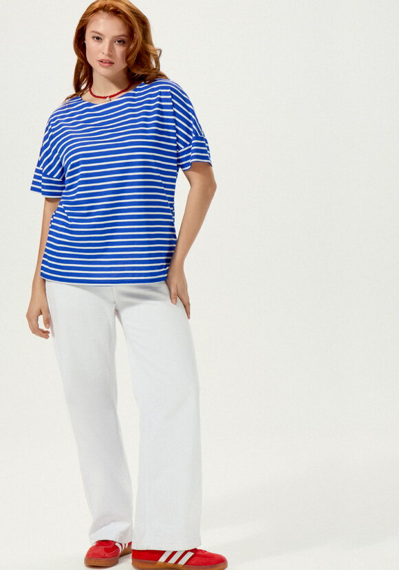 Футболка в горизонтальную полоску шир.  580, рис. 18