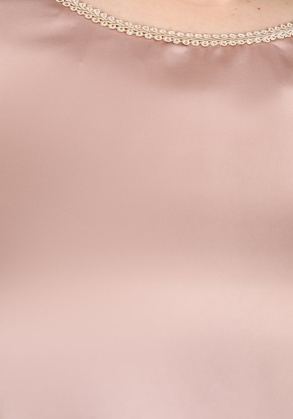 Блуза шелковая А-силуэта шир.  580, рис. 7