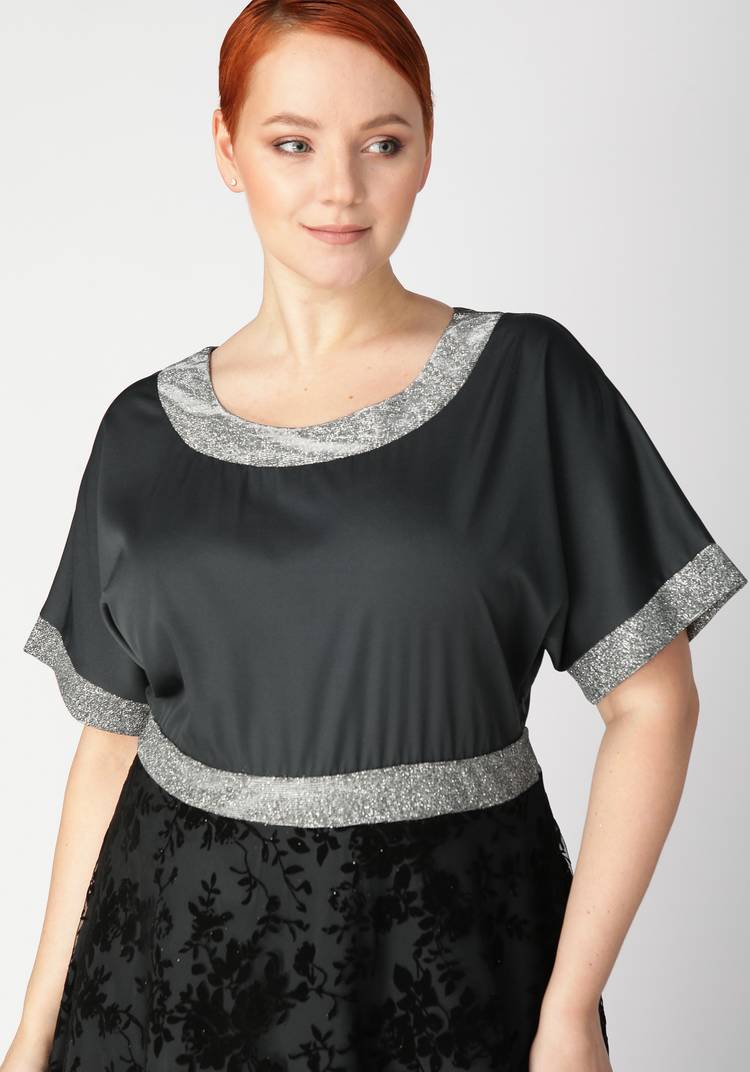 Платье с объемным принтом шир.  750, рис. 7