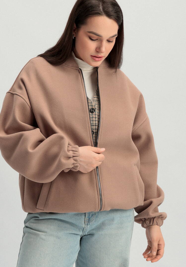 Бомбер свободного кроя на молнии шир.  750, рис. 38