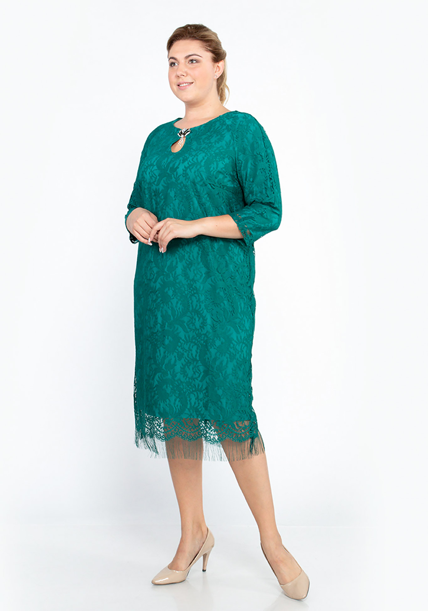 Платье «Франсуаза» BlagoF, размер 48, цвет баклажановый - фото 1