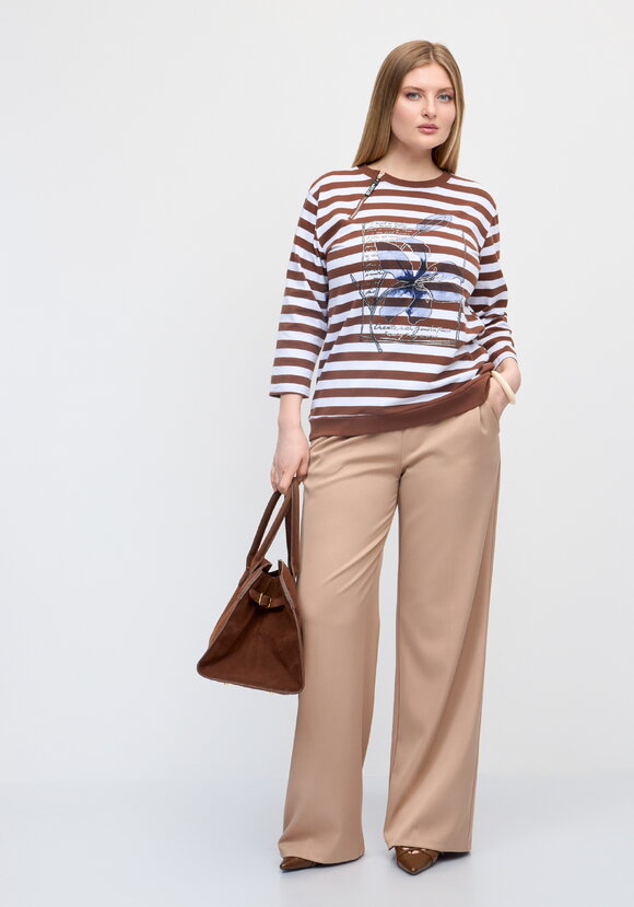 Свитшот в полоску Французский шарм шир.  580, рис. 2