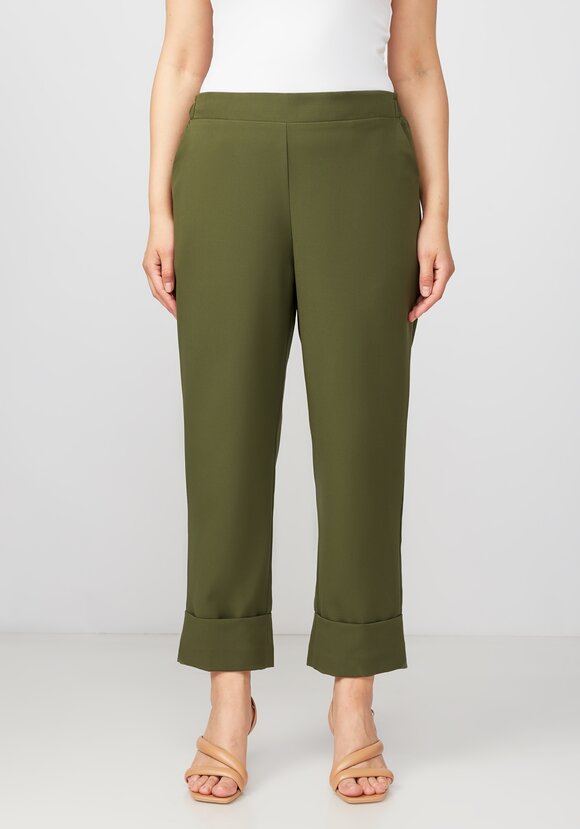 Брюки прямые с отворотами шир.  580, рис. 12