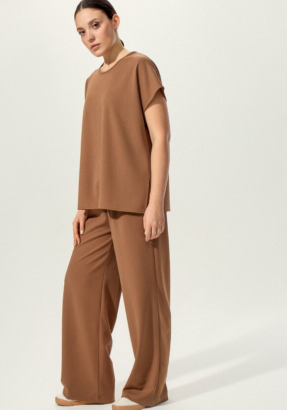 Брюки на резинке с метанитью шир.  580, рис. 14