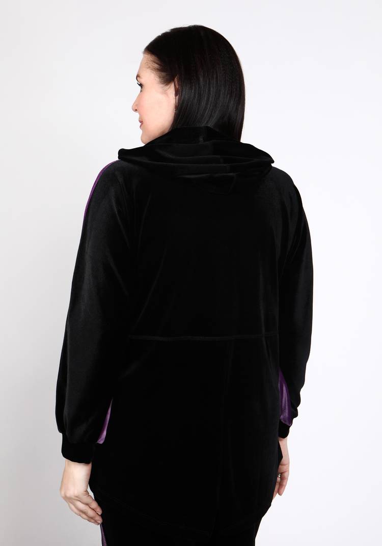 Туника бархатная с капюшоном шир.  750, рис. 20