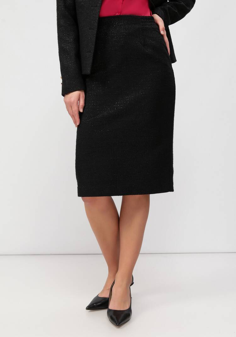 Юбка классика с резинкой на поясе и шлицей шир.  750, рис. 7