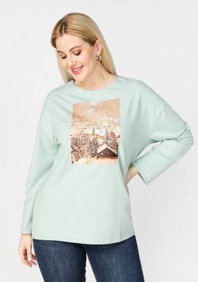 Лонгслив с термоаппликацией