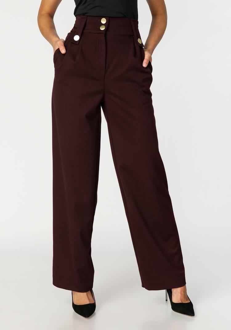 Брюки женские с декоративными пуговицами шир.  750, рис. 6