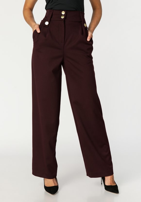 Брюки женские с декоративными пуговицами шир.  580, рис. 6