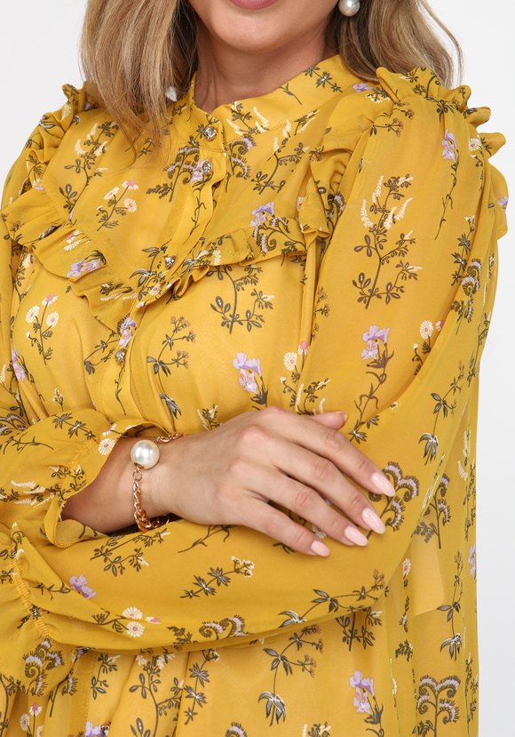 Блуза Пение птиц шир.  580, рис. 7