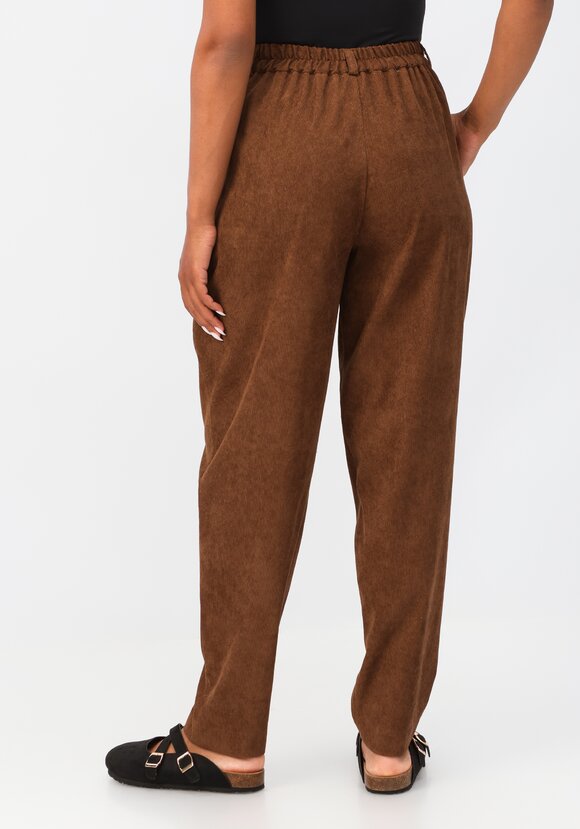 Брюки-бананы вельветовые с карманами шир.  580, рис. 19