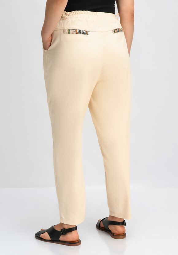 Брюки с контрастной отделкой шир.  580, рис. 27