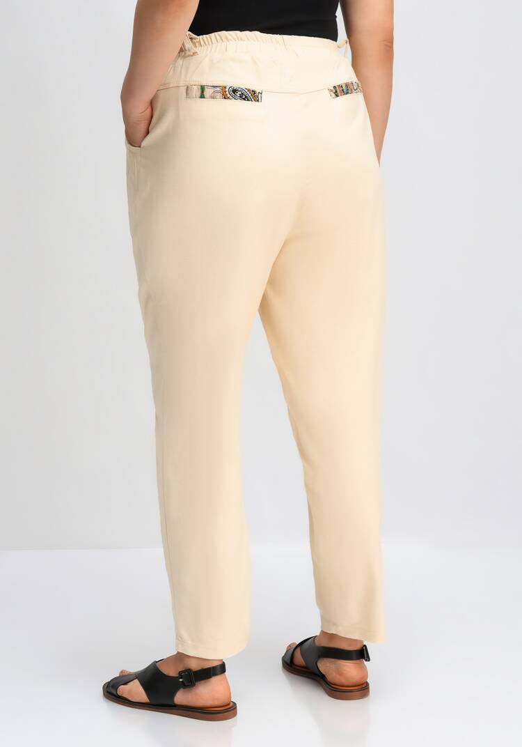 Брюки с контрастной отделкой шир.  750, рис. 27